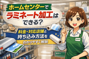 ホームセンターでラミネート加工はできる?料金・対応店舗と持ち込み方法をわかりやすく解説