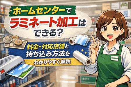 ホームセンターでラミネート加工はできる？料金・対応店舗と持ち込み方法をわかりやすく解説
